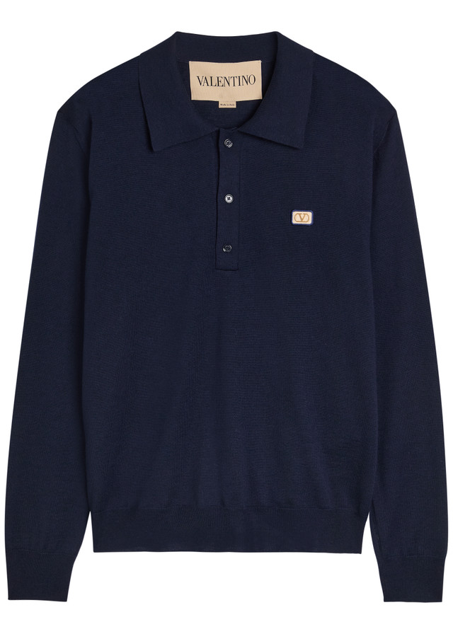 VALENTINO GARAVANI Wool polo shirt