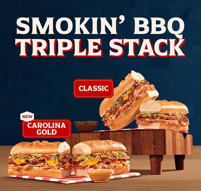Smokin' BBQ Triple Stack.