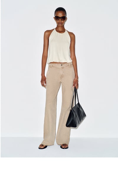 Diego Mid Rise Baggy Utility Jeans