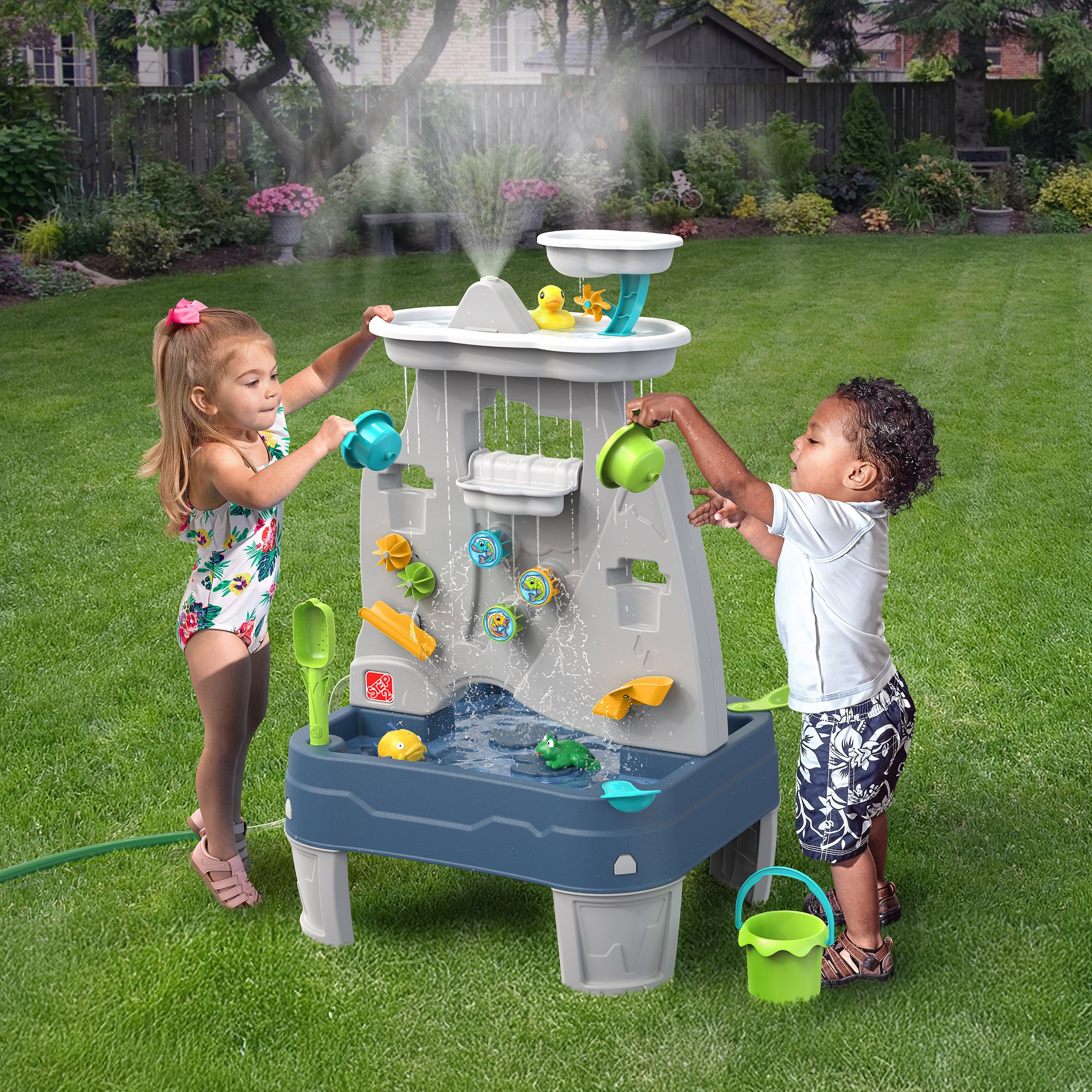 Step2 Misting Mountain and Waterfall