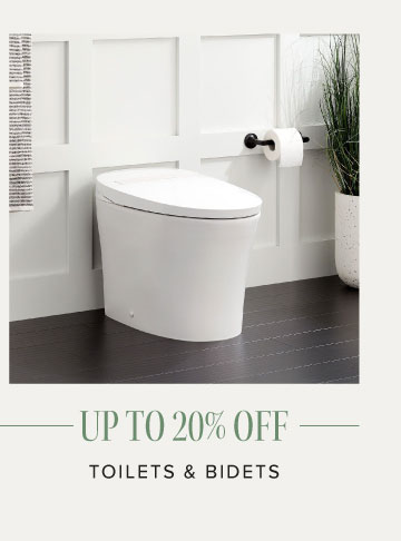 Up to 20% off - Toilets & Bidets