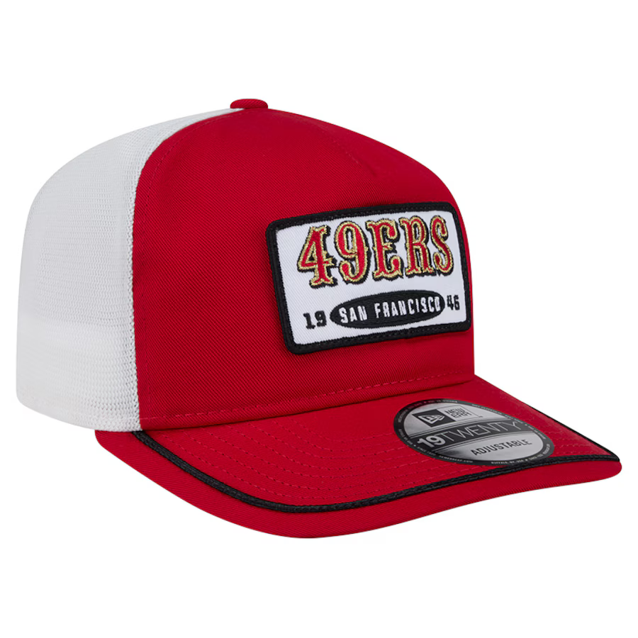 Image of New Era San Francisco 49ers EMB Patch 19TWENTY Adjustable Hat-Red
