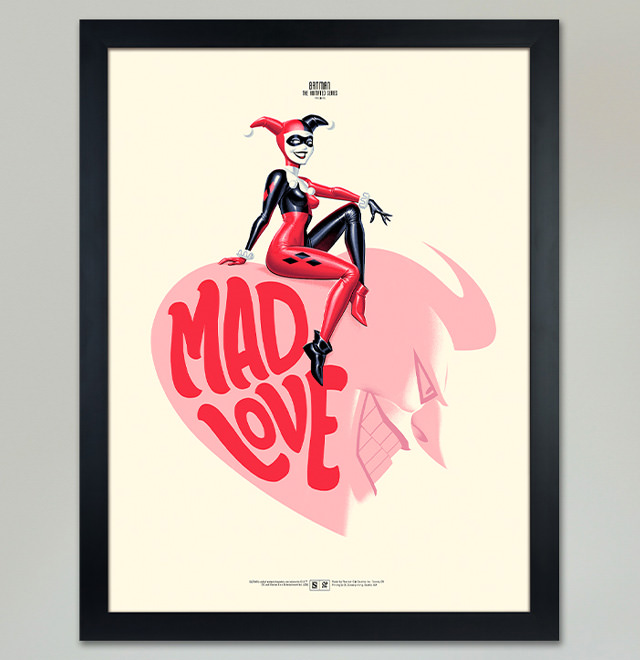 Batman™ The Animated Series: Mad Love Art Print - Phantom City Creative