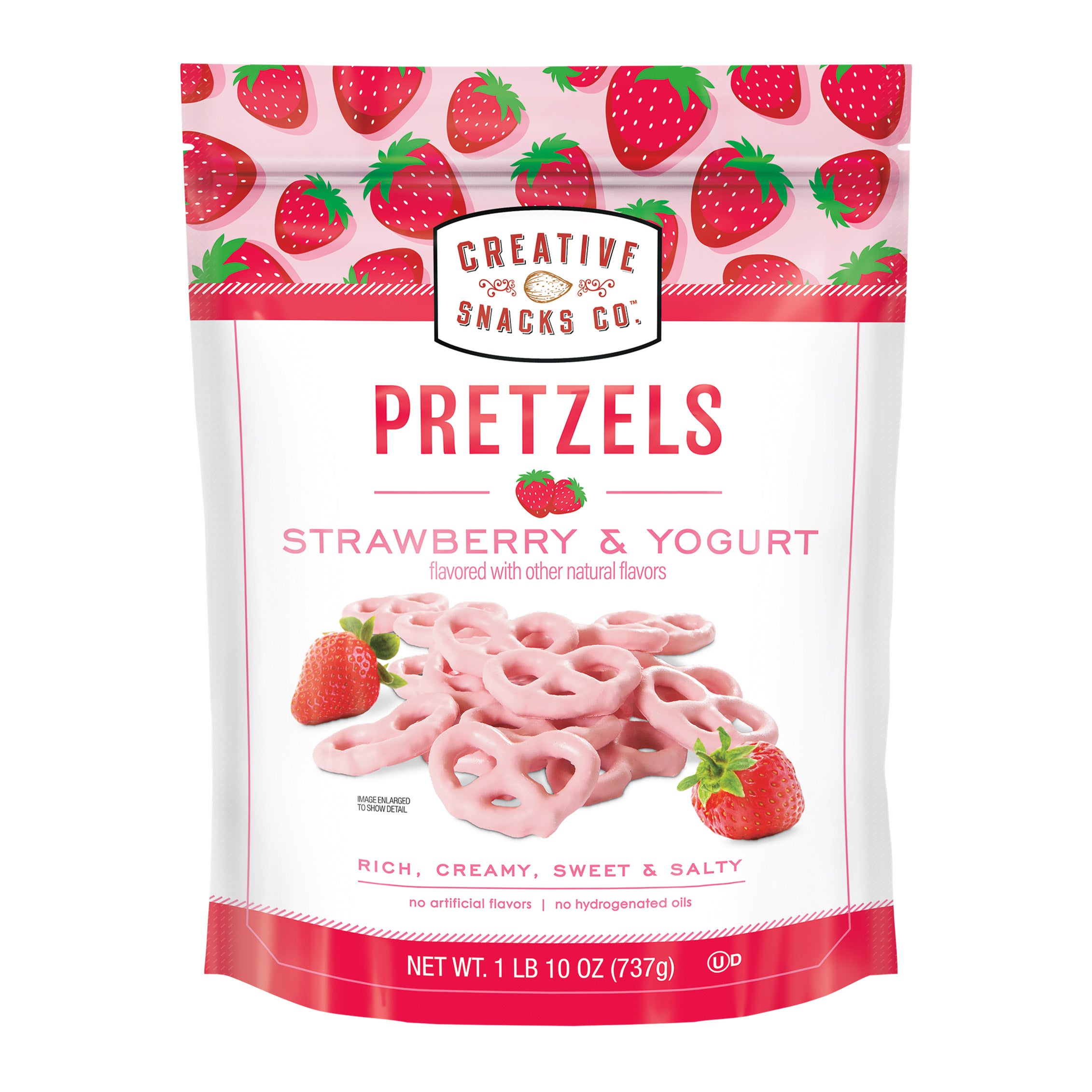 Creative Snacks Co. Strawberry & Yogurt Pretzels