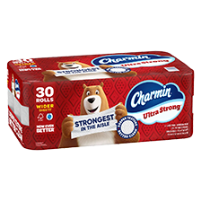 Charmin Ultra Strong Bath Tissue, 2-Ply, 220 Sheets, 30 Rolls