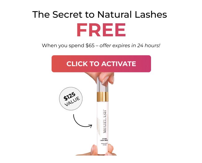 Get a free lash serum valued at $125 when you spend $65- The Secret to Natural Lashes