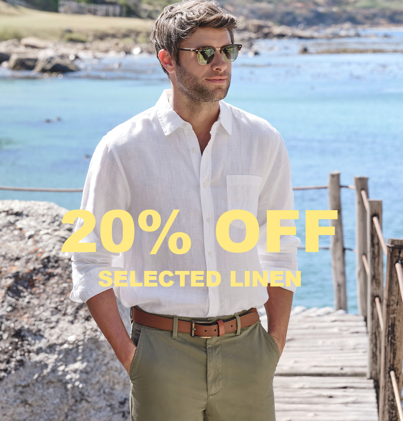 Linen Offer - 20% off Linen selected styles