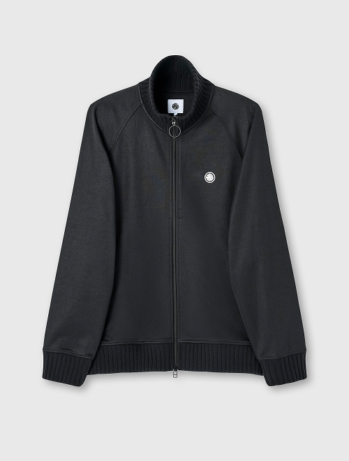 Black highbank track top