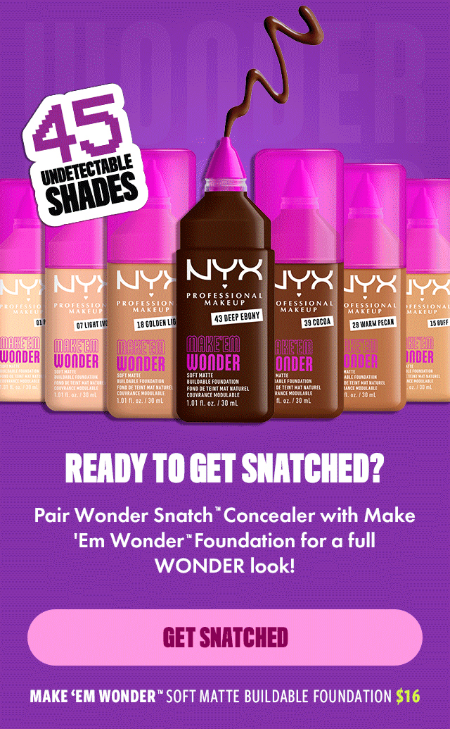 MAKE 'EM WONDERTM SOFT MATTE BUILDABLE FOUNDATION $16
