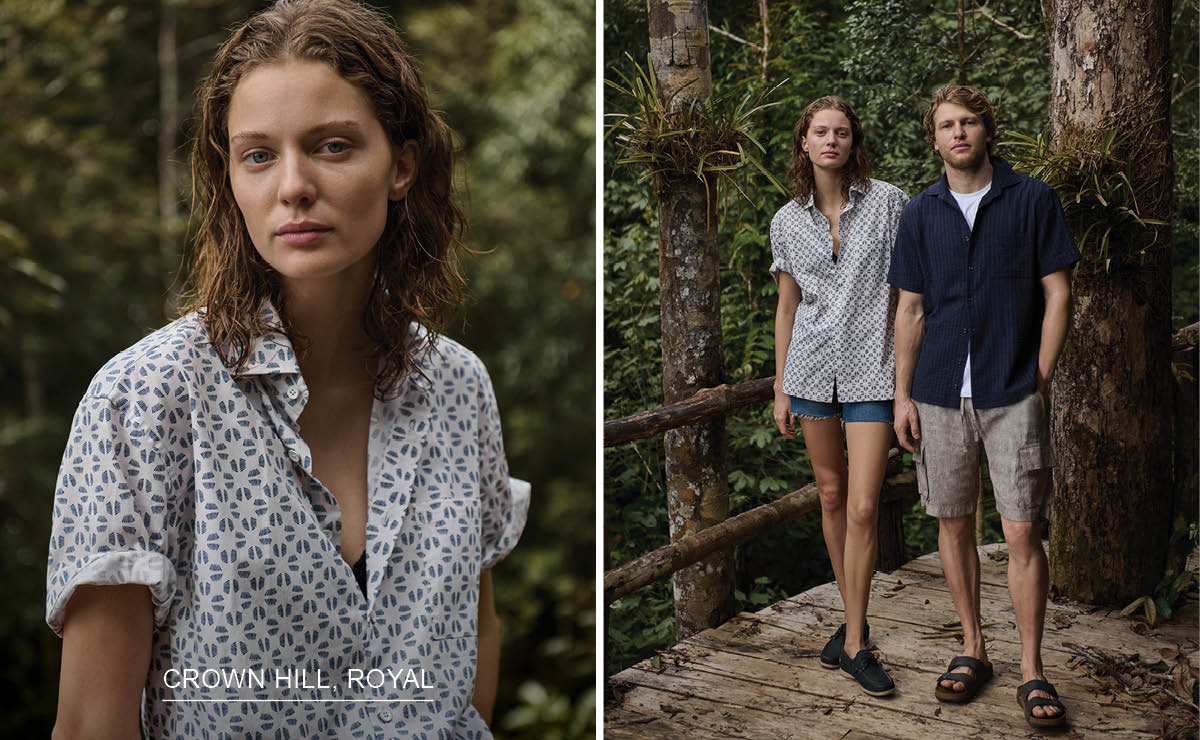 Shop Crown Hill Shirt, Royal online and instore at Rodd & Gunn
