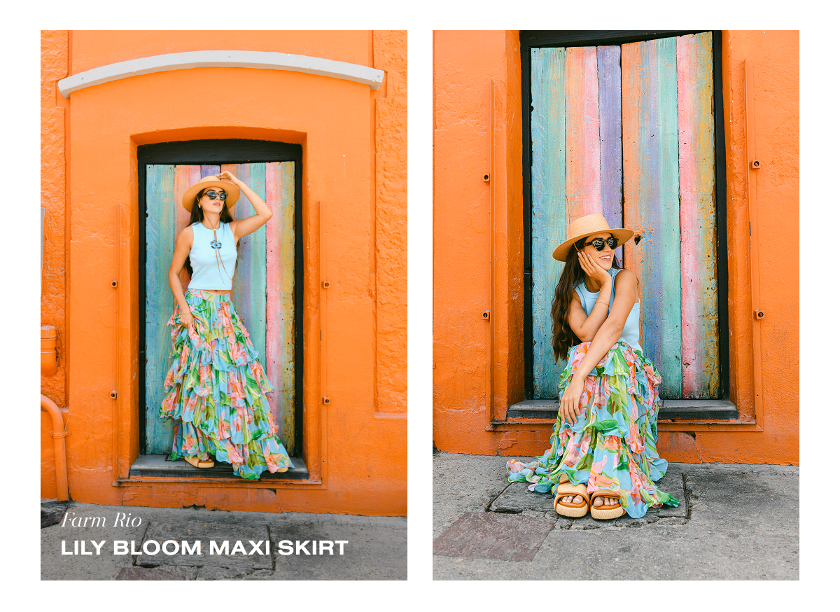 Farm Rio - Lily Bloom Skirt