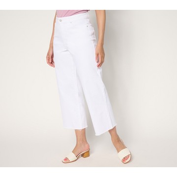 Me by Jennie Garth Regular Dodge White Denim Crop Pant