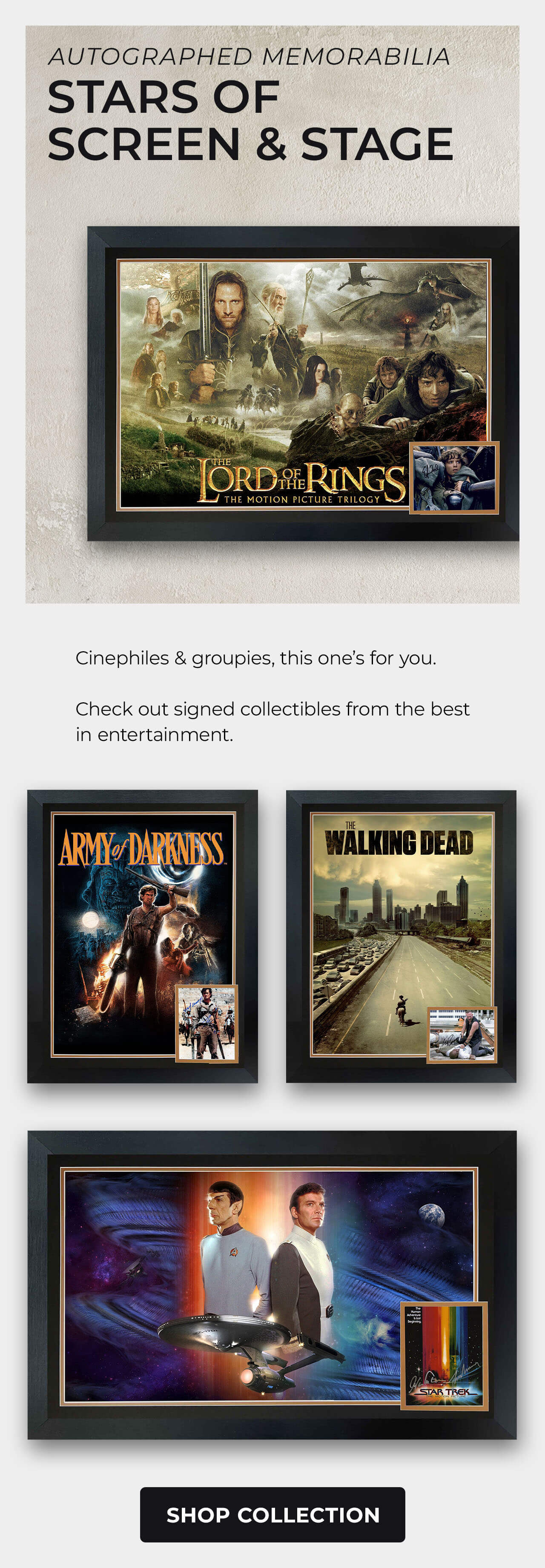 Autograph Authentic Memorabilia