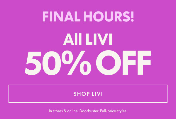 50% Off LIVI