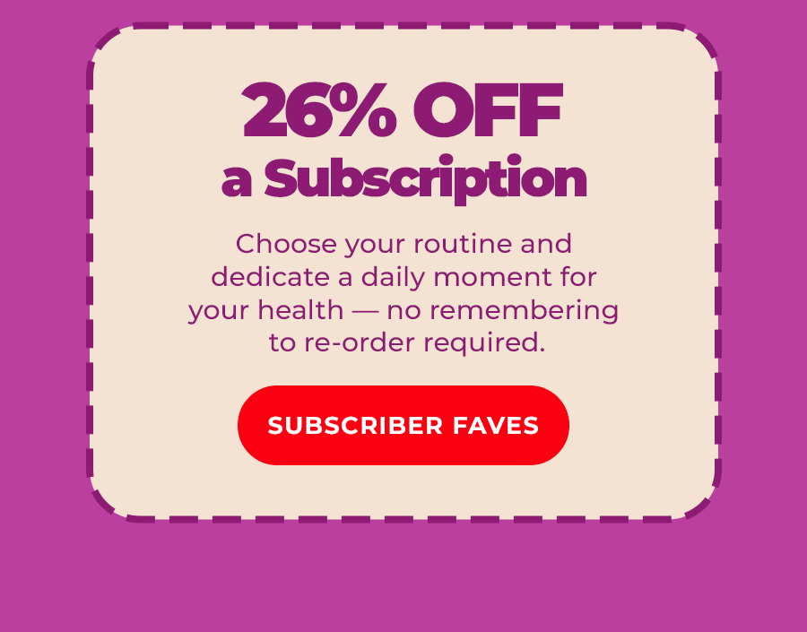 26% OFF Your 2026 Routine