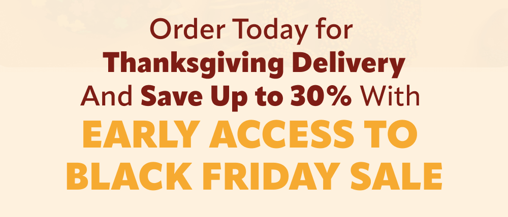Thanksgiving delivery