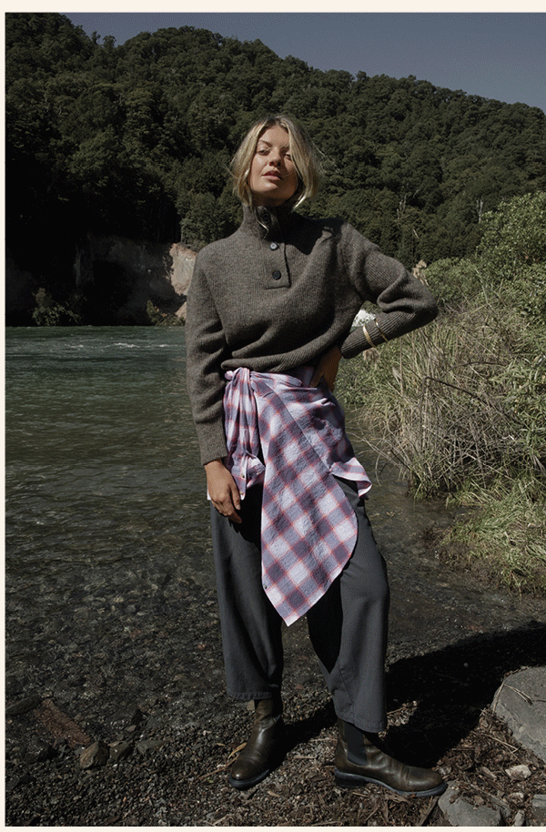 Elementary Collar Detail Sweater