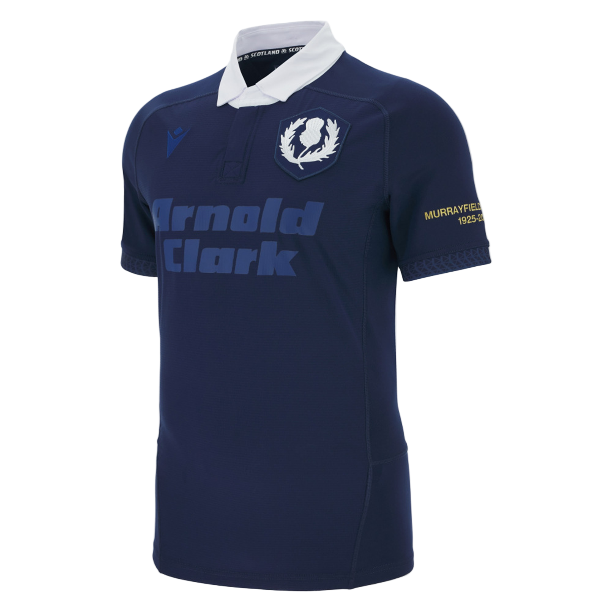 Image of Scotland Rugby Union 1925 100th Anniversary Authentic Home Jersey by Macron
