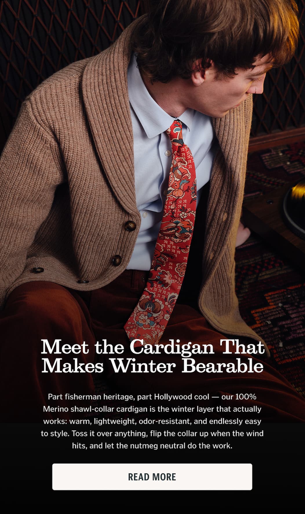 Meet the Cardigan That Makes Winter Bearable
