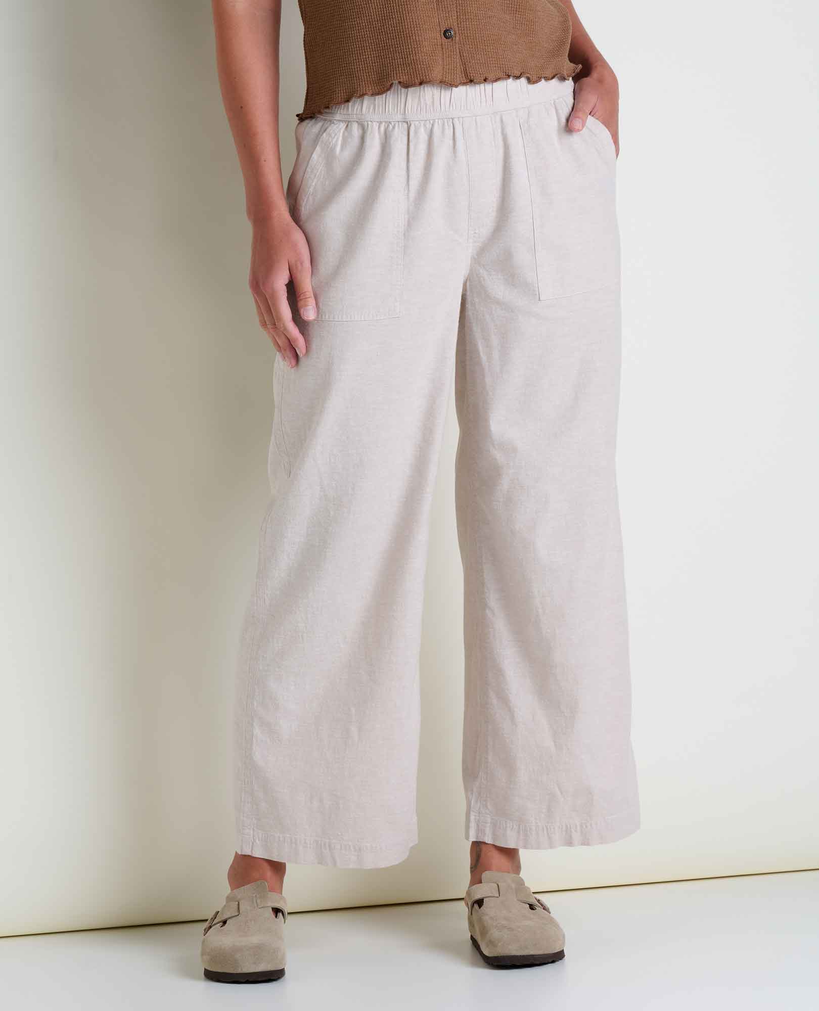 Image of Taj Hemp Wide Leg Pant