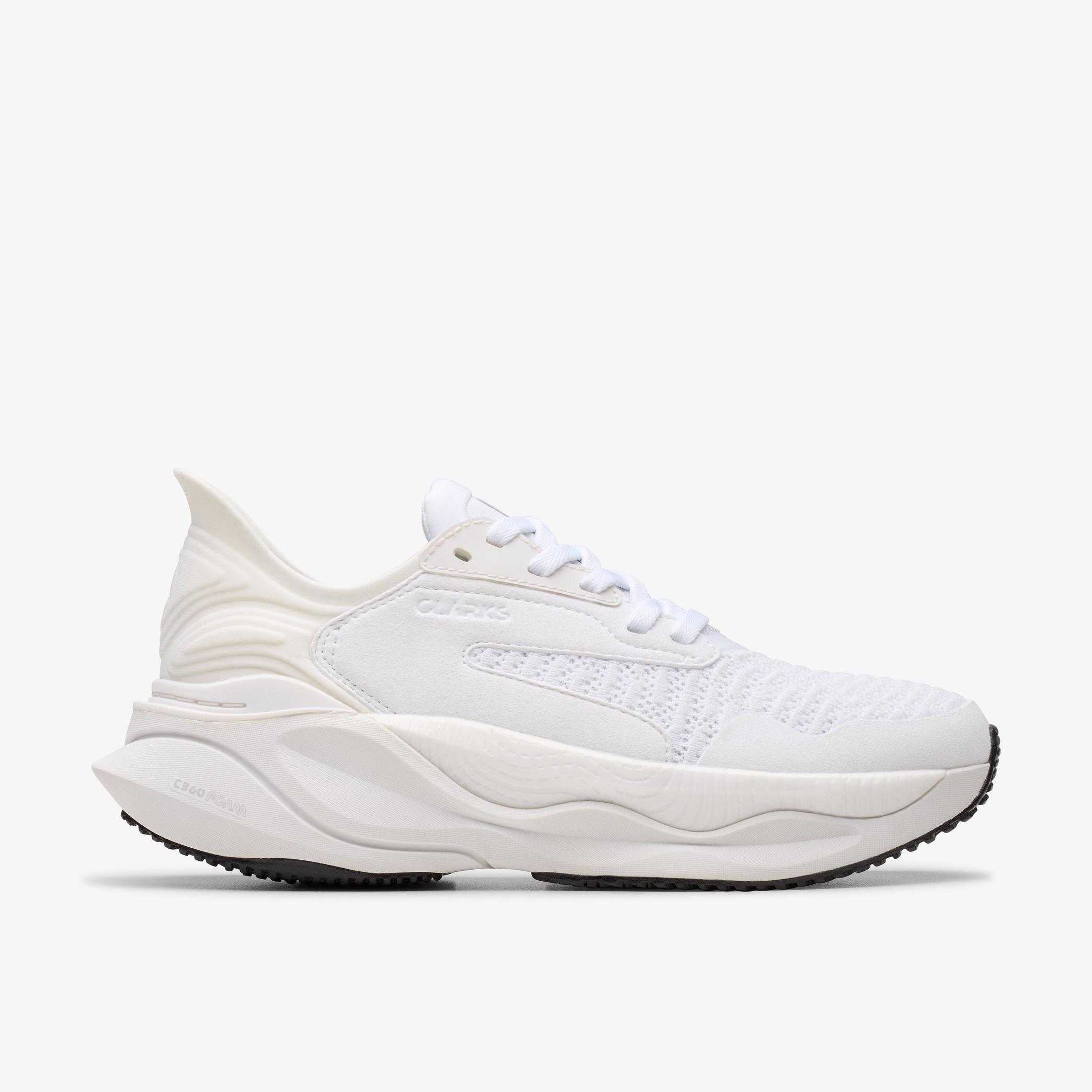 Shop Clarks Pace White