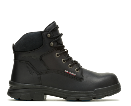 Wolverine - Men's DuraShocks SR Icon 6-inch Work Boot - Black colorway.