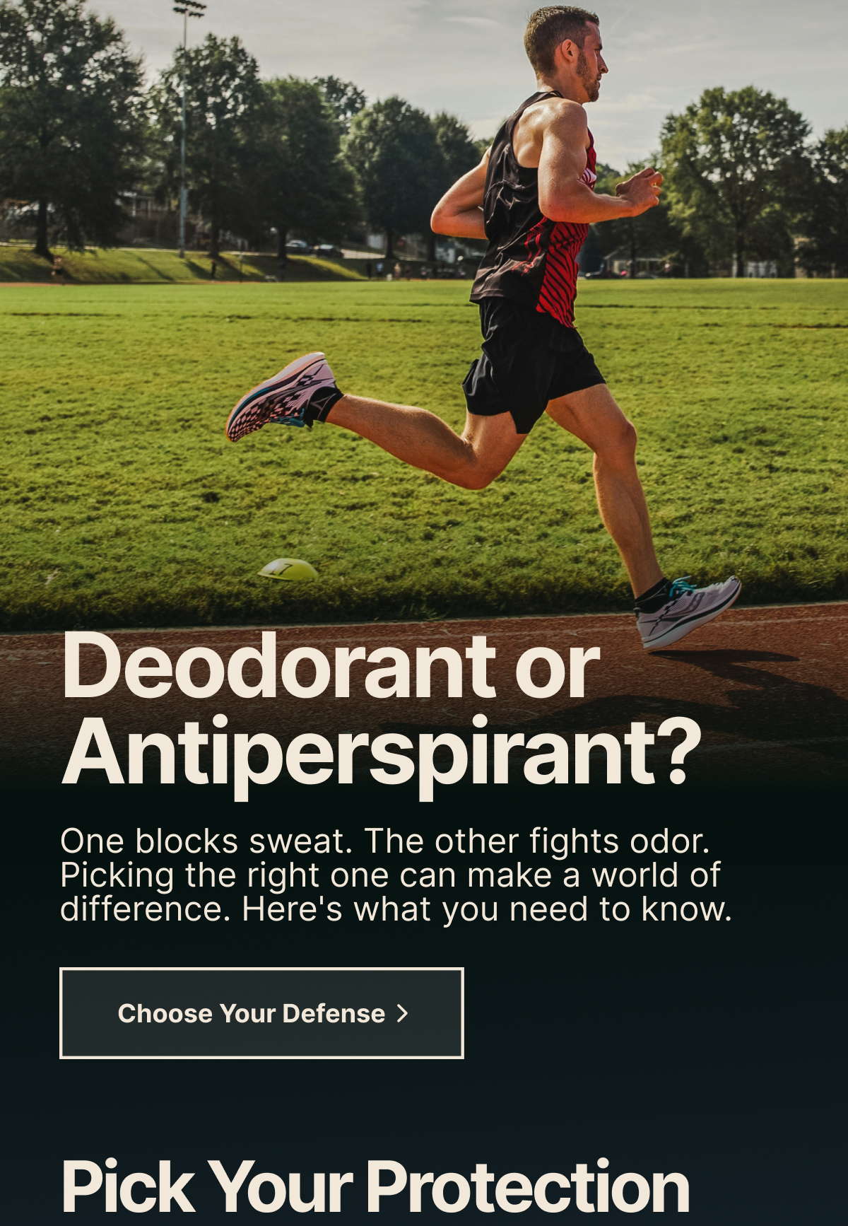 Deodorant or Antiperspirant?