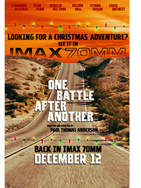 One Battle After Another IMAX 70MM Film Reissue