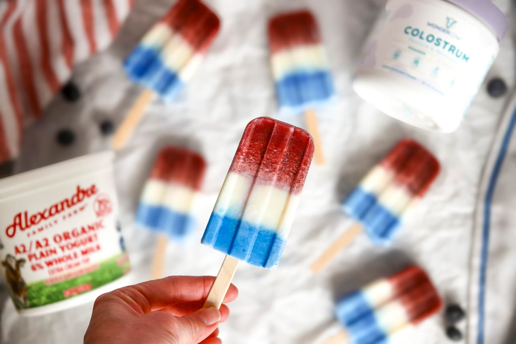 Superfood Yogurt Popsicles Image
