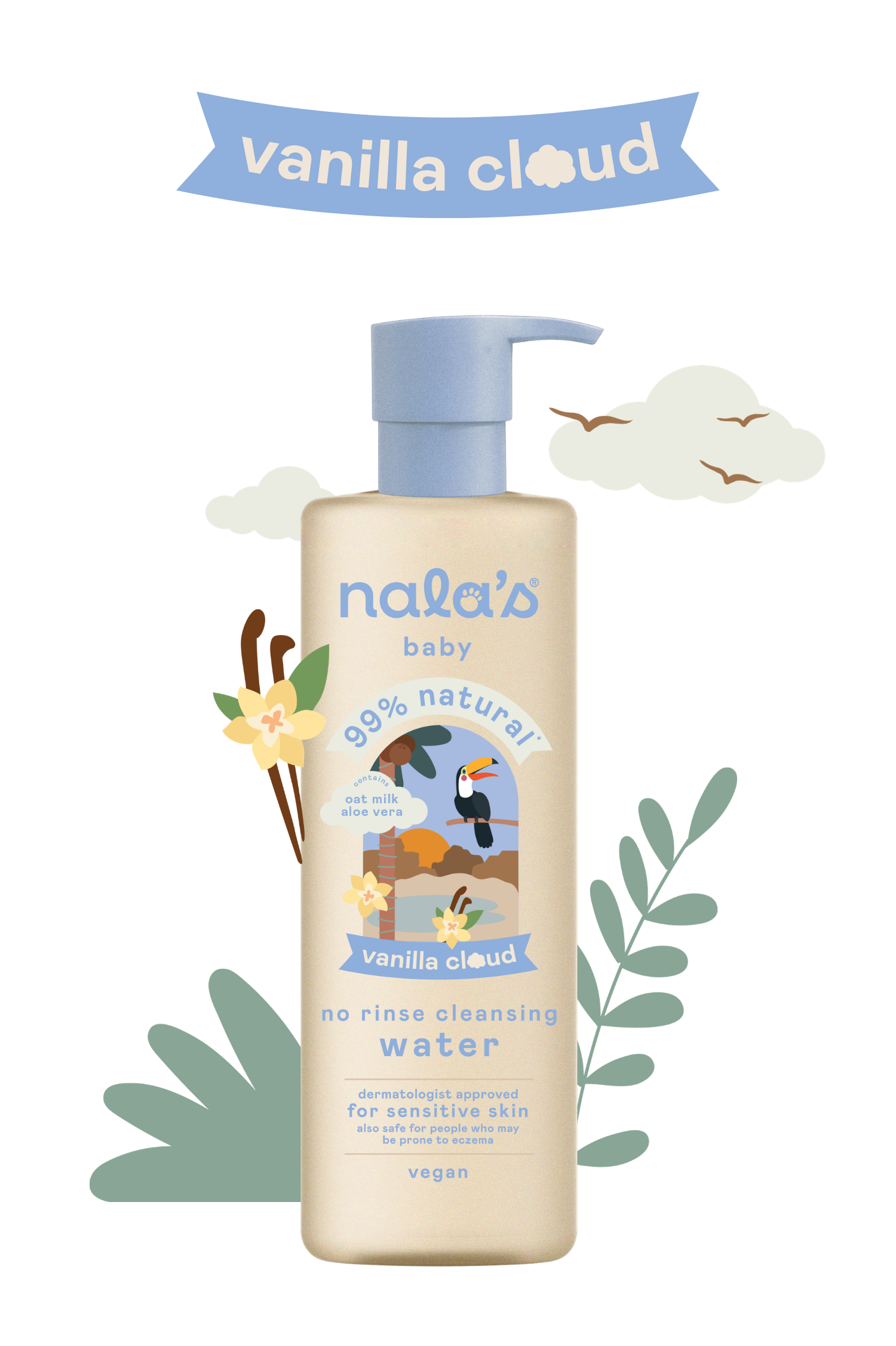 Image of Vanilla Cloud No-Rinse Cleansing Water 200ml