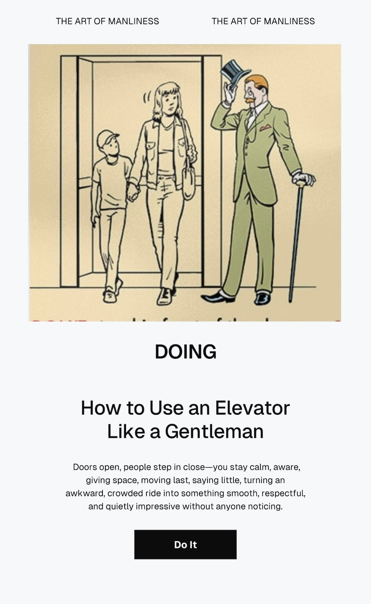 Doing