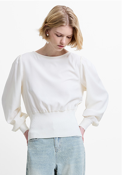 Krista Knit Slash Neck Jumper