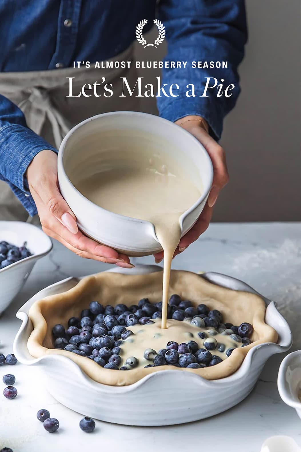 It's Almost Blueberry Season: Let's Make a Pie
