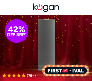 Kogan 204L Upright Frost Free Freezer (Stainless Steel) Product Image