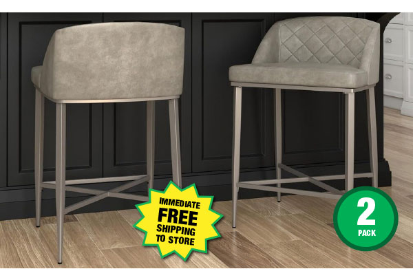 Hillsdale Furniture Phoenix Gray Counter-Height Stool - ONLY $99.00 After Rebate*!