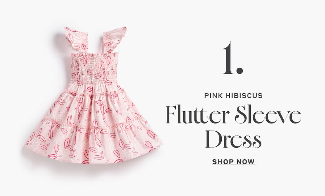1. Flutter Sleeve Dress - Shop Now