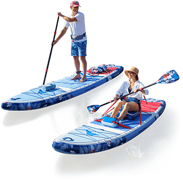 Tommy Bahama Marlin 11ft6-inch 2-in-1 Inflatable Paddle Board/Kayak Package