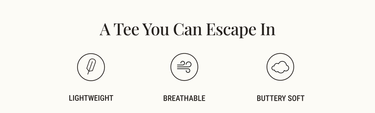 A tee you can escape in