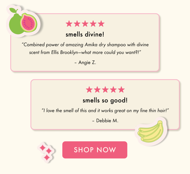 5 star reviews for guava granita perk up dry shampoo