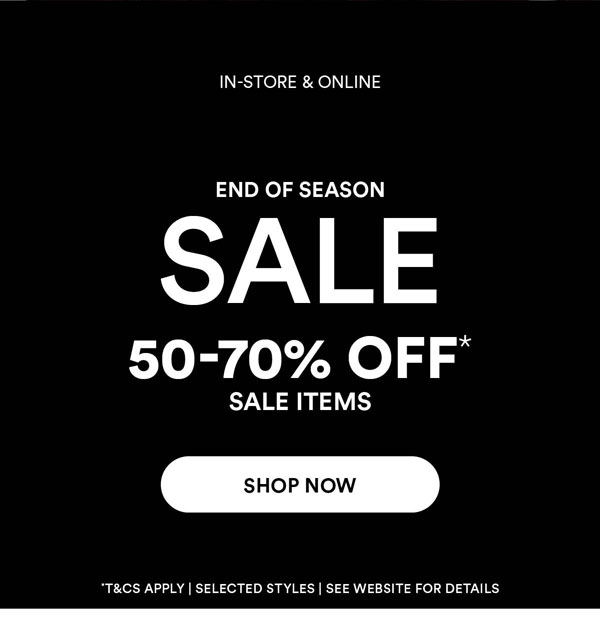 Shop Sale*