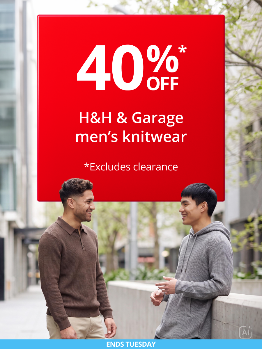 40% Off H&H & Garage Men's Knitwear 