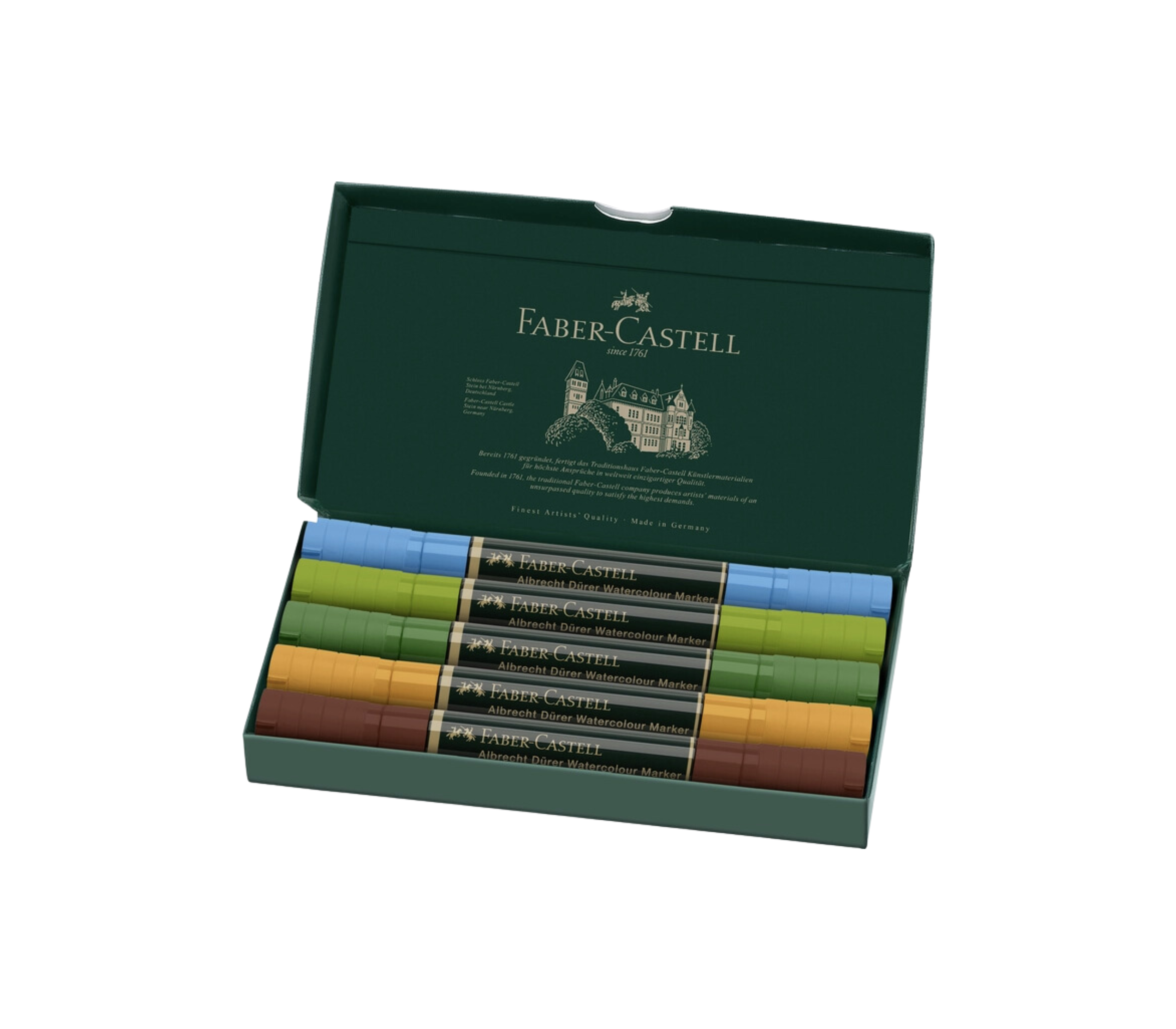 Image of Albrecht Dürer Watercolor Markers, Plein Air - Wallet of 5