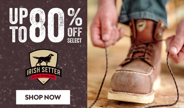 Up to 80% Off Select Irish Setter