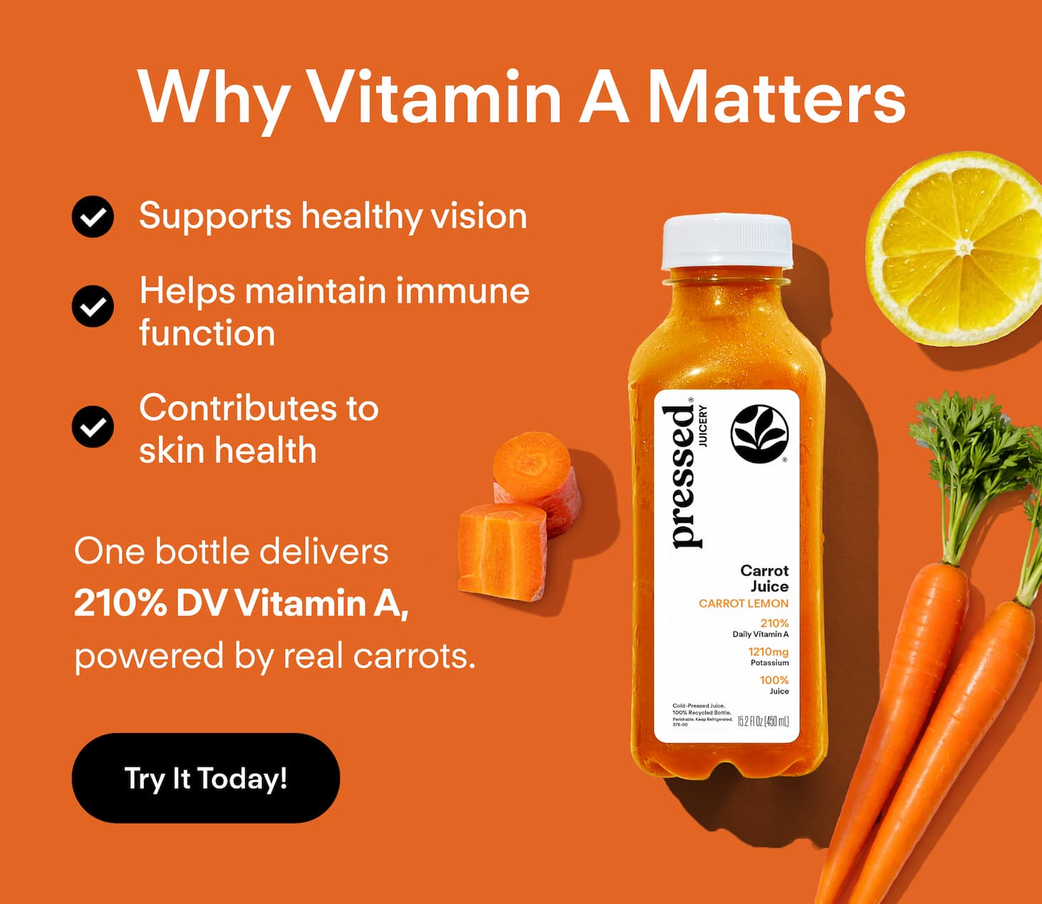 Why Vitamin A Matters: supports healthy vision, helps maintain immune function, contributes to skin health.
