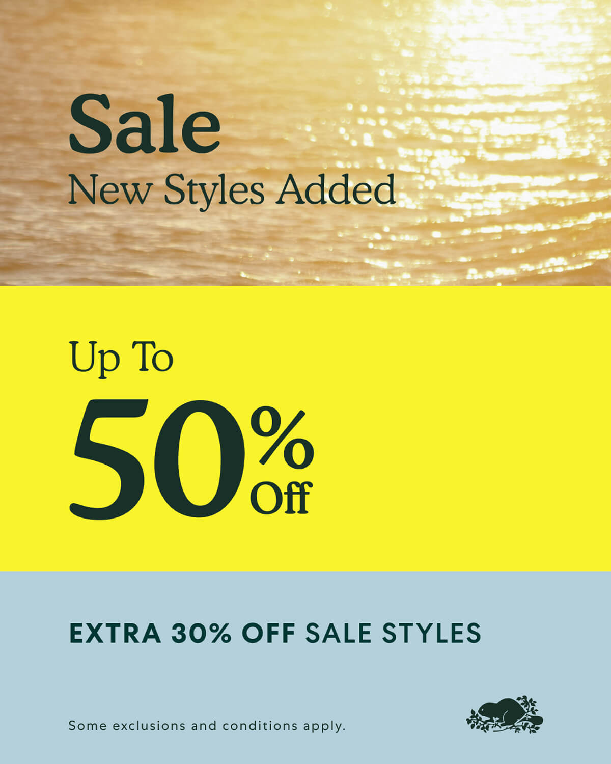 Sale. New Styles Added  -  Up To 50% Off  -  EXTRA 30% OFF SALE STYLES