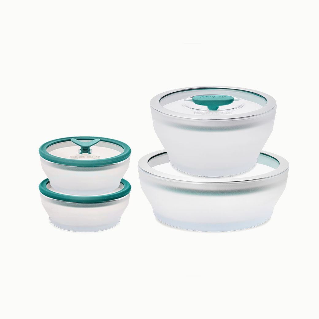 Image of 8-Piece Glass Round Dish Small Spaces Set