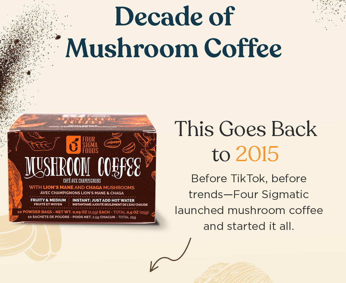 Decade of Mushroom Coffee