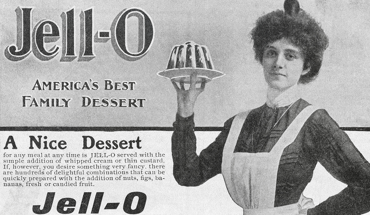 A vintage Jello ad.