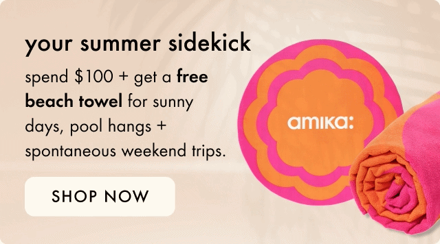get a free beach towel with orders over $100