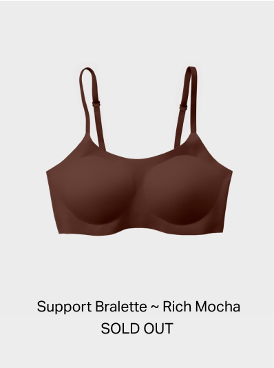 Support Bralette ~ Rich Mocha
